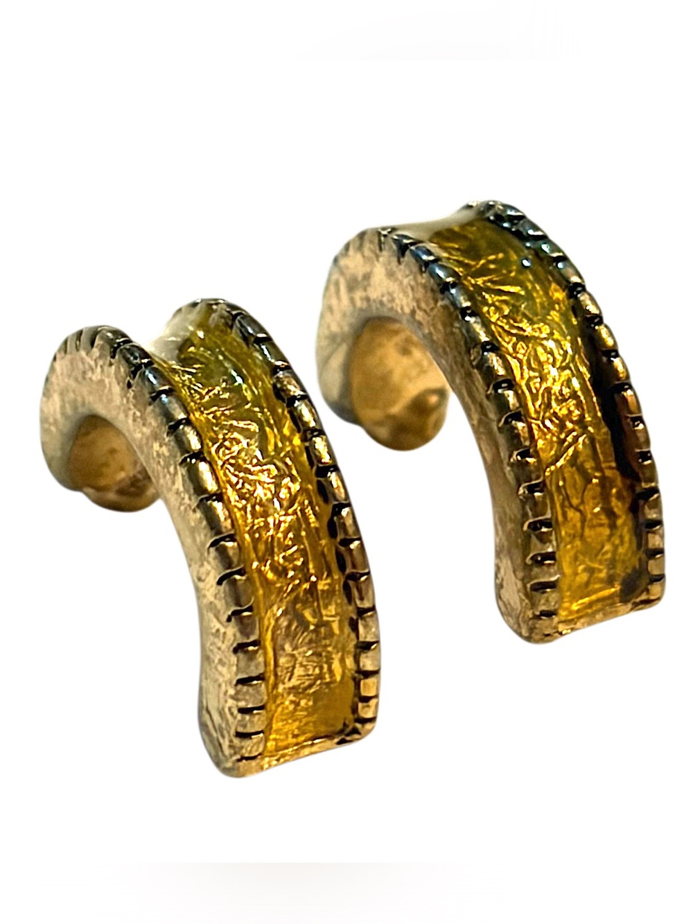 Vintage Gold Hoop earrings